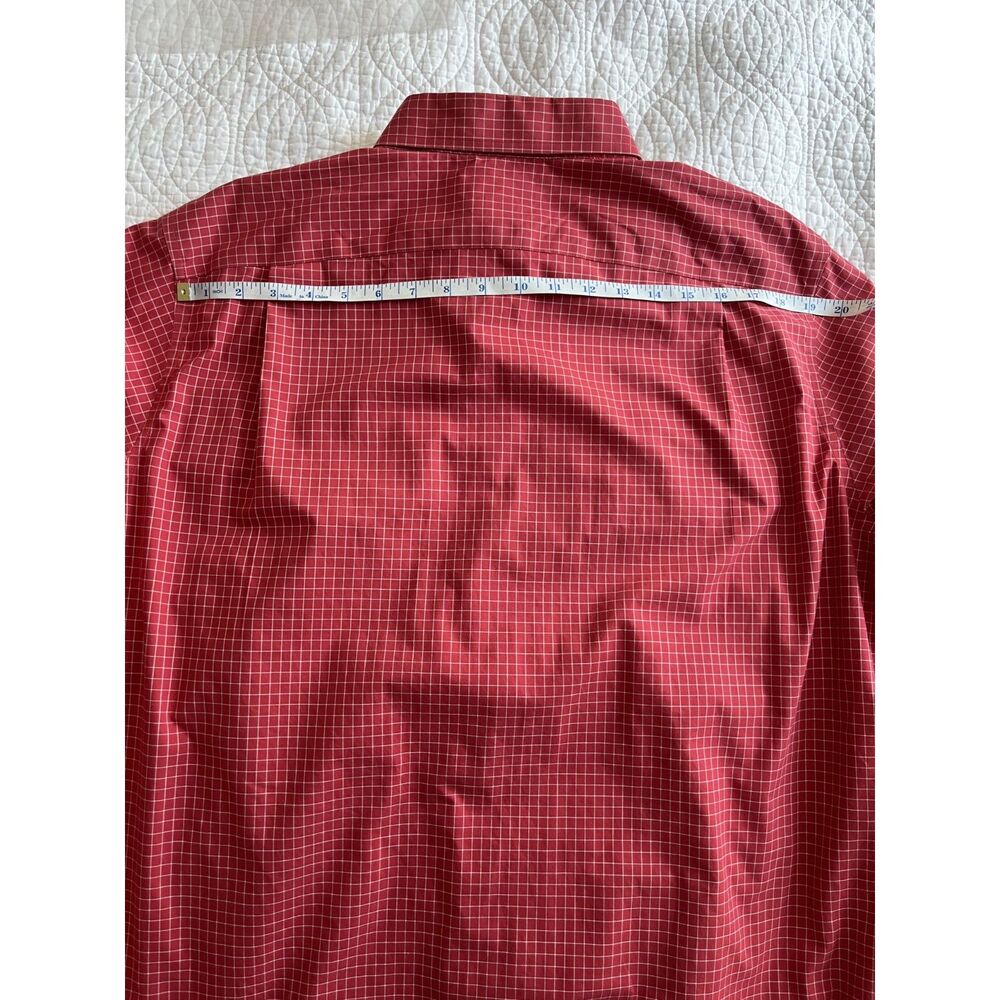LL Bean Kennebunk Sport Shirt Wrinkle Free Large Tall Red Preppy 275570 NWOT - Picture 8 of 9
